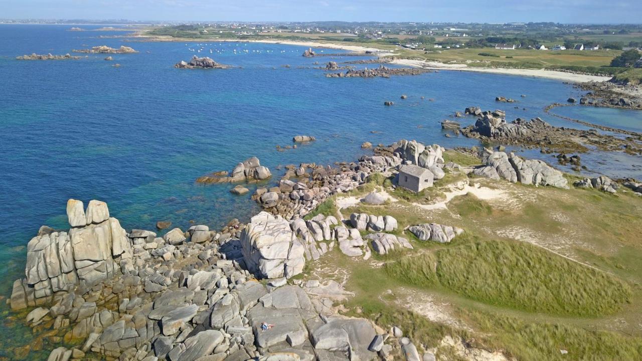 La Grange Aux Lievres, Gites Kerdoel Cléder Buitenkant foto