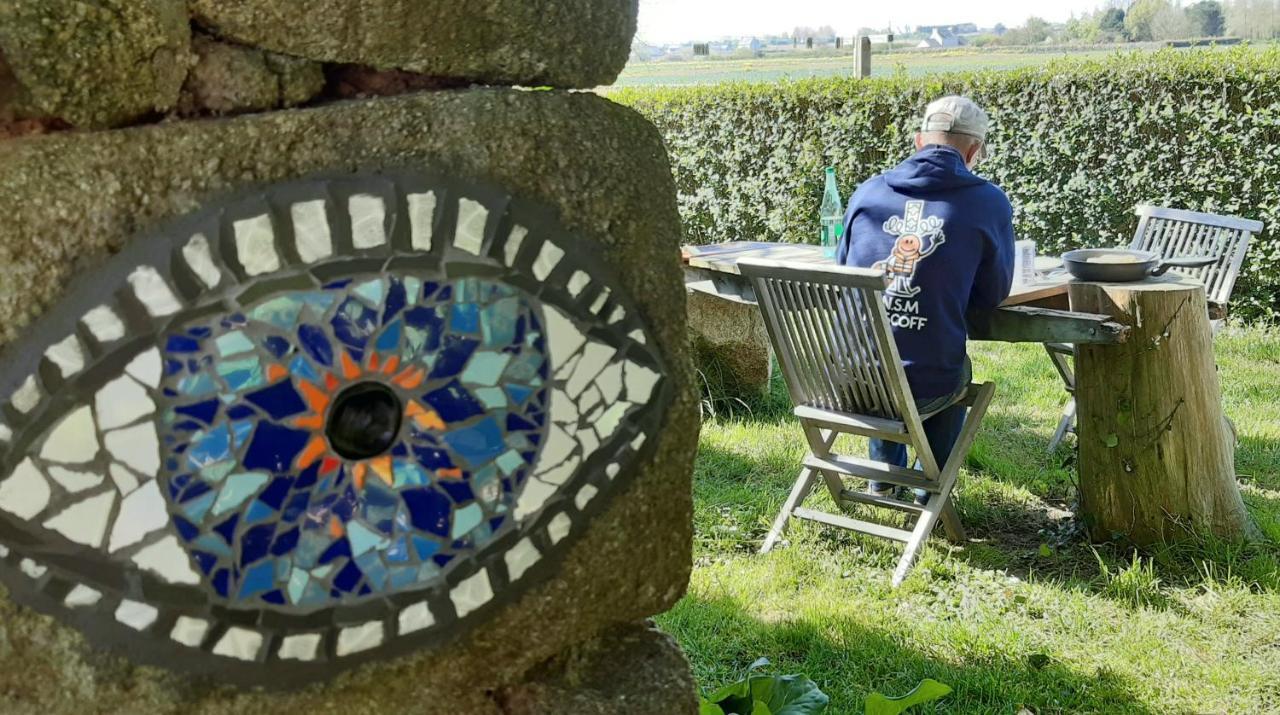 La Grange Aux Lievres, Gites Kerdoel Cléder Buitenkant foto